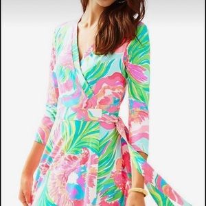 Lilly Pulitzer wrap dress (Emilia)